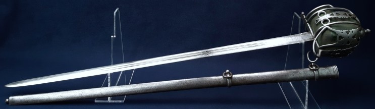 Scottish Victorian 1828 Pattern Infantry Officers Basket Hilt Broadsword 8